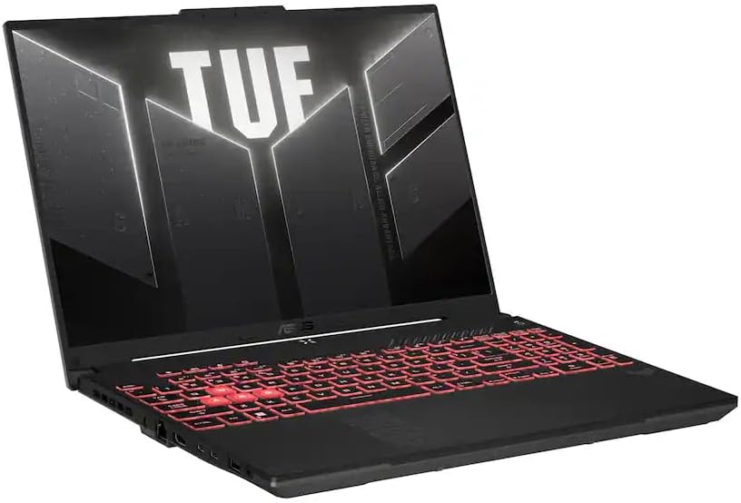ASUS TUF A16 16' Gaming Laptop, WUXGA/1920 x 1200 Pixels 144Hz Screen, GeForce RTX 4050 6GB GDDR6, AMD Ryzen 7 7445HS 6 Cores, 48GB DDR5+2TB SSD, Wi-Fi 6, HDMI 2.1, Numeric Keypad, Win11 Home