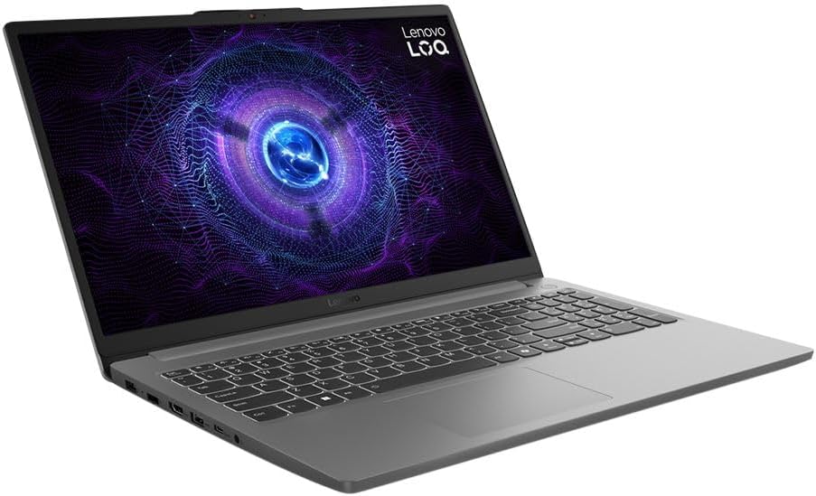 Lenovo LOQ 15IAX9E 15.6' FHD IPS 144Hz Display, Gaming Laptop, Intel Core i5 12450HX 1.8GHz; NVIDIA GeForce RTX 4050 6GB GDDR6; 16GB DDR5; 512GB NVMe SSD, w/ESET Antivirus 3 Year