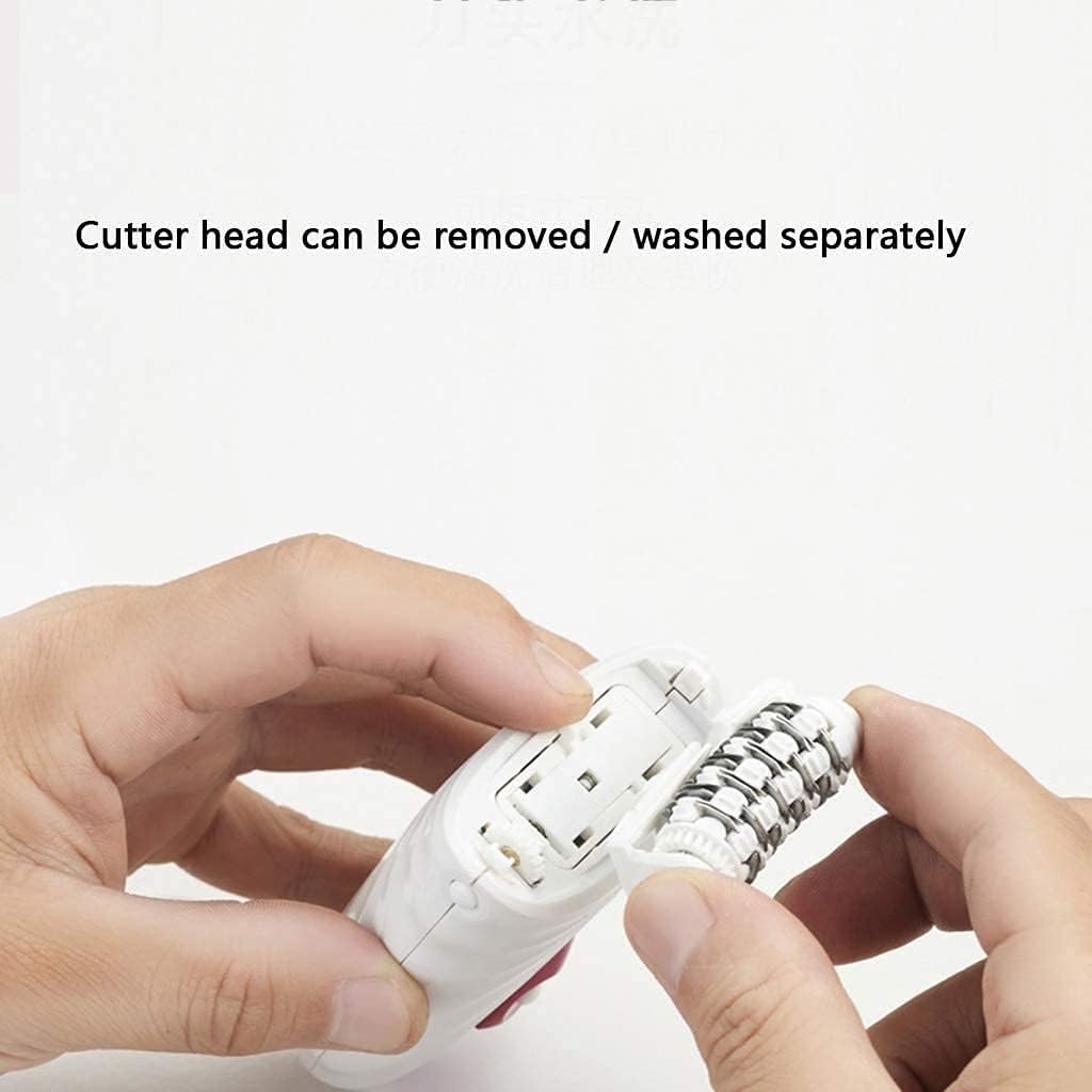 Electric Razor for Women Electric Shaver for Women for Legs Bikini Trimmer Underarm Public Hairs Rechargeable Womens Shaver Wet Dry Use Painless Cordless with Detachable Head
