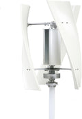 Wind Turbine Generator Kit, 1000W-6000W 12V/24V/48V 3 Blade with Charge Controller Portable Vertical Wind Power Turbine Generator Kit