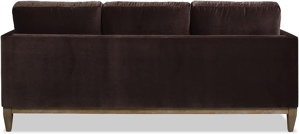 Jennifer Taylor Home Knox 84' Modern Farmhouse Performance Velvet Living Room Sofa Couch