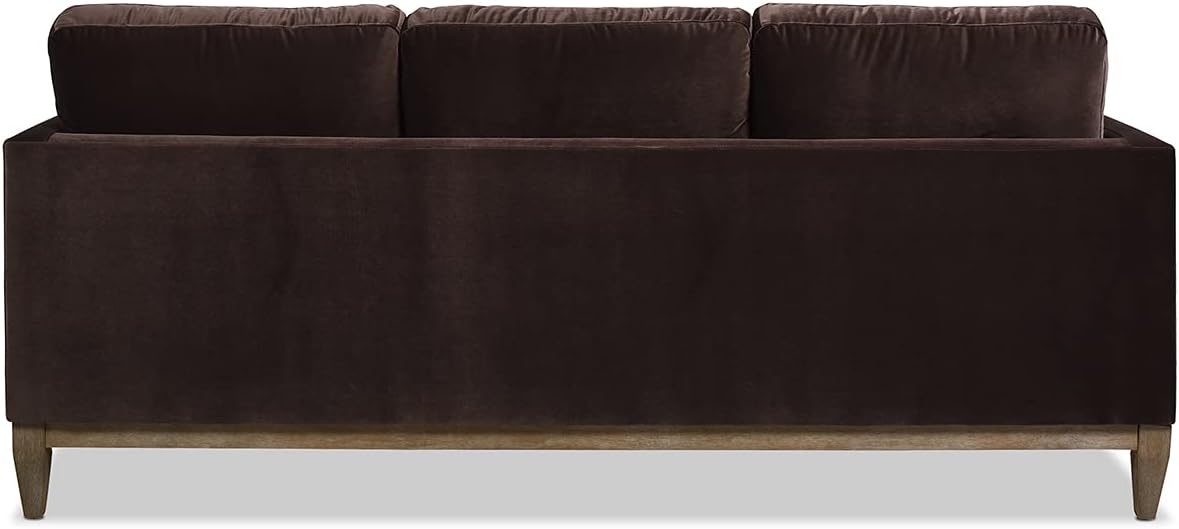 Jennifer Taylor Home Knox 84' Modern Farmhouse Performance Velvet Living Room Sofa Couch