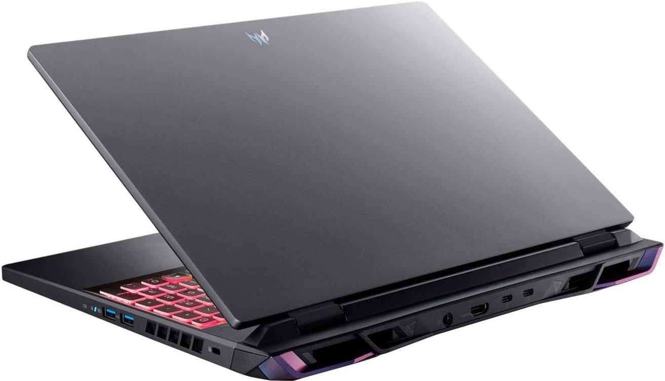 acer Predator Helios Neo Gaming Laptop, 16' WQXGA 165Hz Display, Intel Core i7-13700HX(16-core), NVIDIA GeForce RTX 4050, 32GB DDR5 RAM, 2TB SSD, Backlit Keyboard, Windows 11 Pro, with Laptop Stand