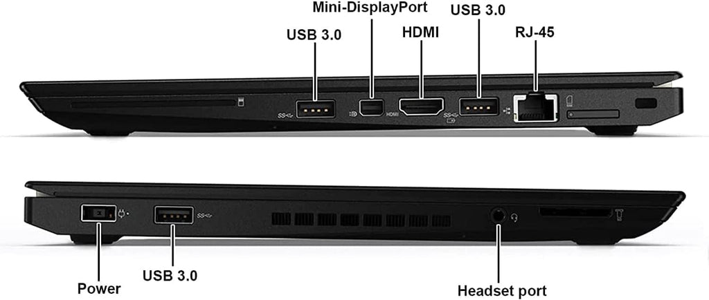 Lenovo ThinkPad T460s Laptop, 14 inch Full HD Notebook, Core i5-6300U, 8GB RAM, 256GB SSD, CAM, Windows 11 Pro64 (Renewed)