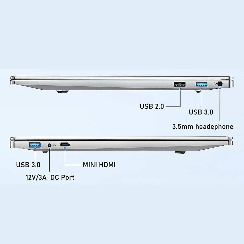 FUNYET Laptop Computer, Gaming Laptops 2026, 16 Inch Lap Top PC Windows 11 Pro, 16GB RAM 512GB SSD, Intel N150 Processor(up to 3.6GHz), Office 365, Backlit Keyboard, 2-Year Warranty