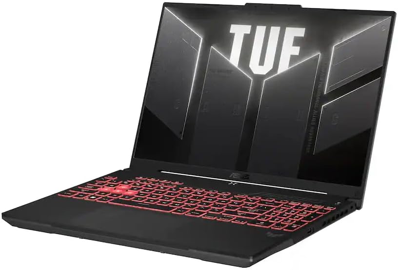 ASUS TUF A16 16' Gaming Laptop, WUXGA/1920 x 1200 Pixels 144Hz Screen, GeForce RTX 4050 6GB GDDR6, AMD Ryzen 7 7445HS 6 Cores, 24GB DDR5+2TB SSD, Wi-Fi 6, HDMI 2.1, Numeric Keypad, Win11 Home