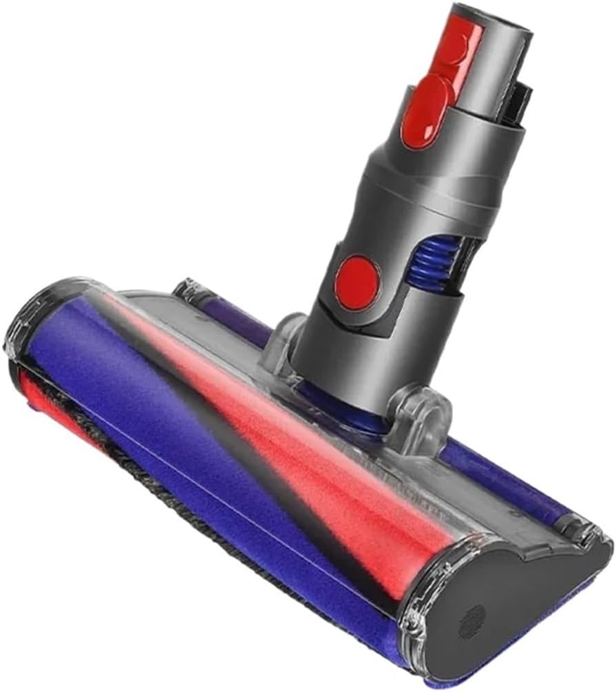 Replacement Soft Roller Cleaner Head， Compatible For Dyson ，V7 V8 V10 V11 V15 SV10 SV12 SV14， Hardwood Floor Attachment Flexible Big Rollers
