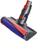 Replacement Soft Roller Cleaner Head， Compatible For Dyson ，V7 V8 V10 V11 V15 SV10 SV12 SV14， Hardwood Floor Attachment Flexible Big Rollers