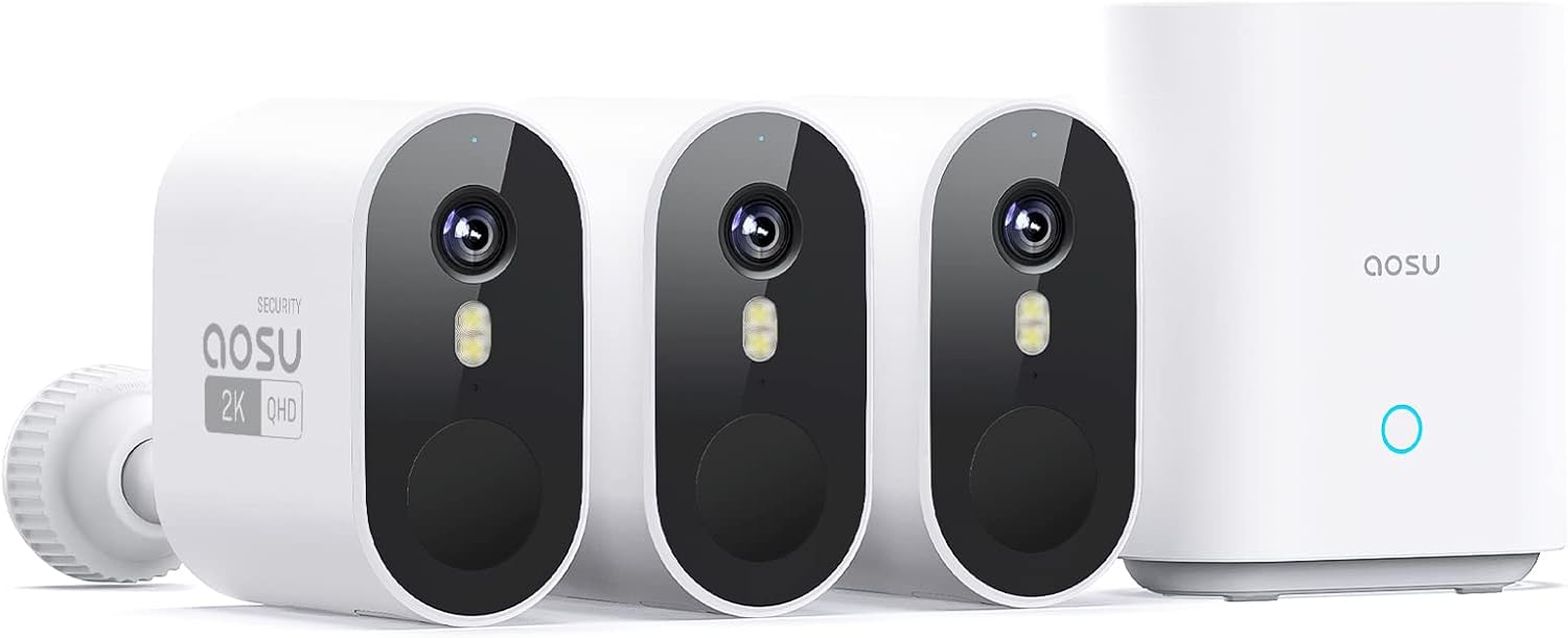 AOSU WirelessCam Pro System 3-Cam-Kit