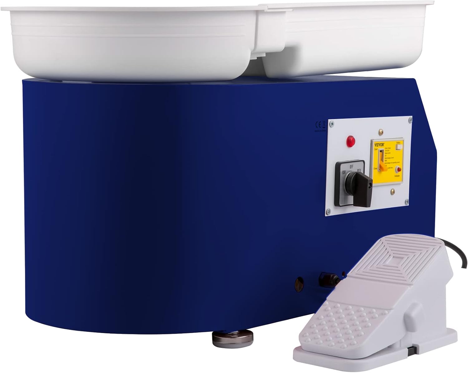 VEVOR 11in Pottery Wheel for Adults Beginners, 350W Electric Forming Machine with Detachable Basin Foot Pedal 0-300RPM Adjustable Speed, Craft DIY Clay Tool, Gifts for Kids for Kids/Teens/Adults