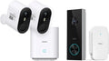 aosu 2K WirelessCam Pro System 2-Cam-Kit + 2K Doorbell Camera