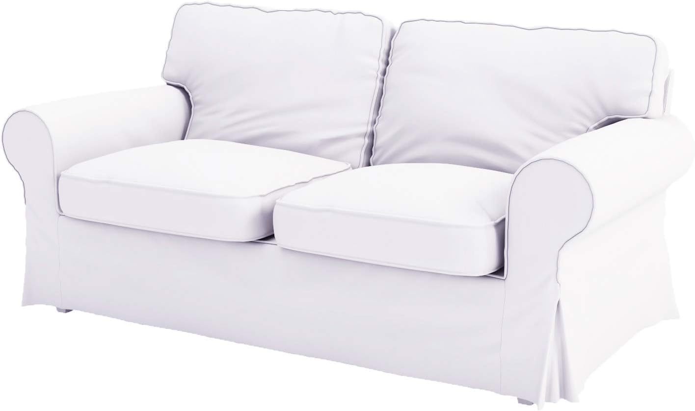 Cotton Ektorp Loveseat Cover Replacement is Made Compatible for IKEA Ektorp Loveseat Sofa Slipcover(White Loveseat)
