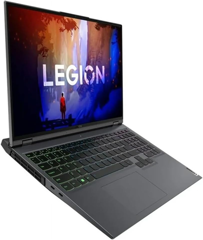 Lenovo Legion 5 Pro 16ARH7H 16' WQXGA 165Hz Gaming Laptop, AMD Ryzen 7 6800H 3.2GHz, 16GB RAM, 1TB SSD, NVIDIA GeForce RTX 3070 Ti 8GB, Windows 11 Home, Storm Gray