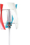 Wind Turbine Generator, 12V 24V 48V 1000W Portable Vertical Wind Power Turbine Generator Kit W/Controller for Outdoor Courtyard Use and Wind Turbine Systems