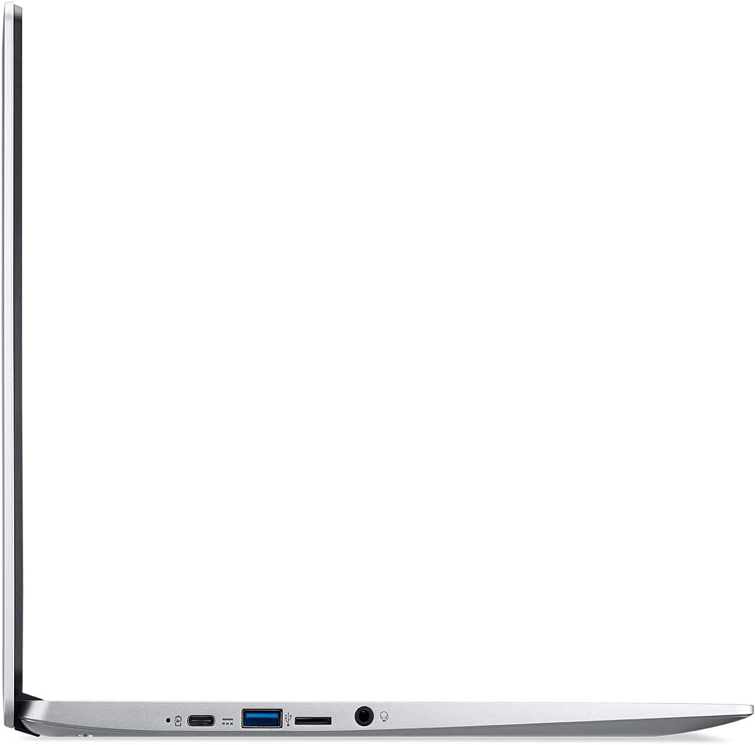 Acer Chromebook 315 15.6' HD Intel N4000 4GB RAM 32GB eMMC Webcam BT Chrome OS + Protective Sleeve, Silver (NX.HKBAA.002)