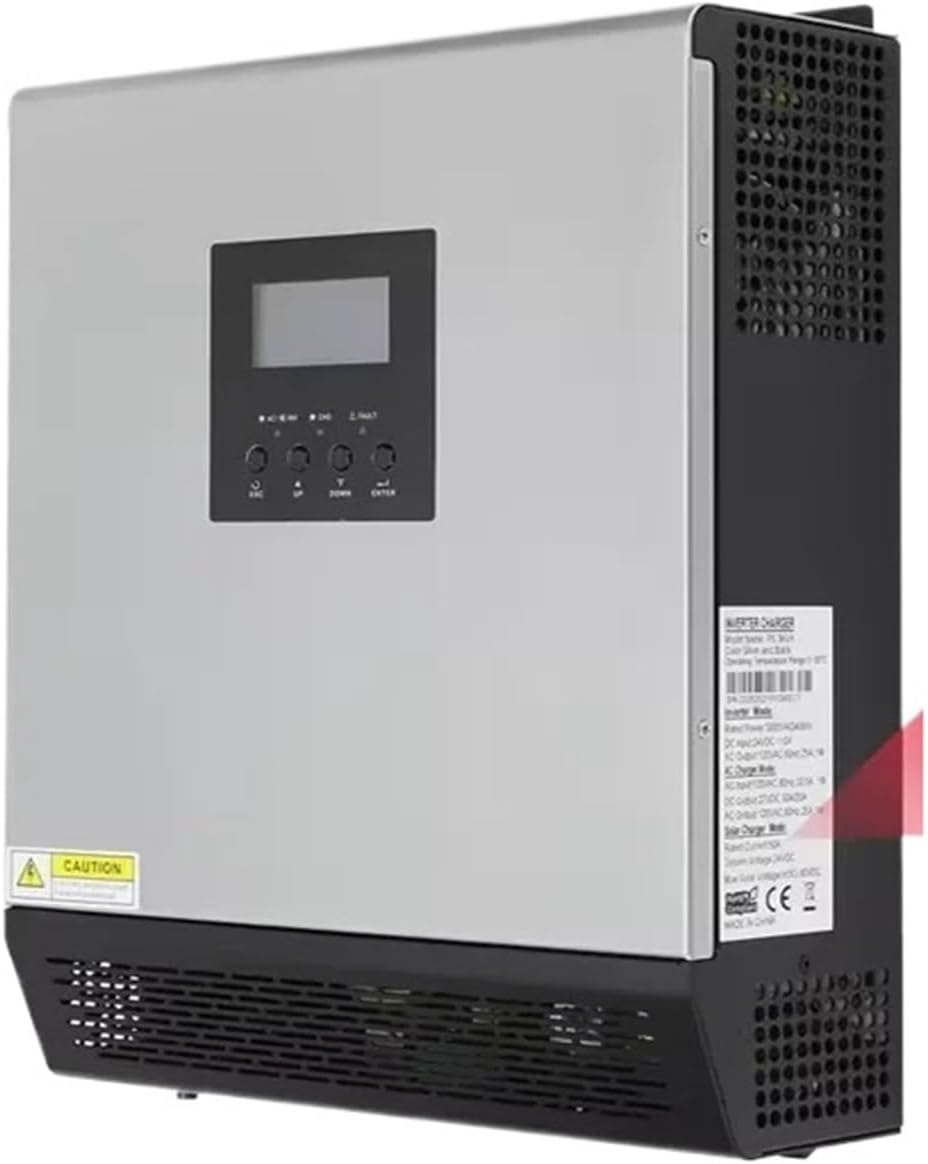 Hybrid Solar Inverter 24V 110V Pure Sine Wave Inverter 2400W 3KVA Solar Panel Generator Portable Wechselrichter