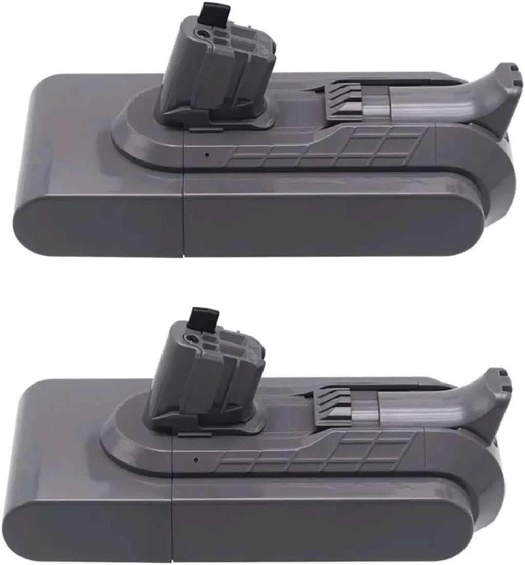 25.2V 6000mAh Clip-on Rechargeable Battery Vacuum Cleaner Battery 。Compatible For Dyson V15 SV22 SV28 SV29 。 Snap-on Vacuum Cleaner Lithium Ion Battery(2pcs V15 6000mAh)