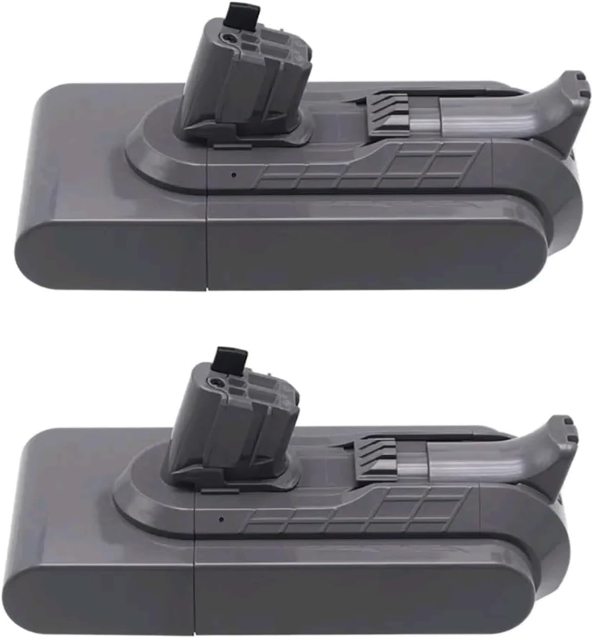 25.2V 6000mAh Clip-on Rechargeable Battery Vacuum Cleaner Battery 。Compatible For Dyson V15 SV22 SV28 SV29 。 Snap-on Vacuum Cleaner Lithium Ion Battery(2pcs V15 6000mAh)