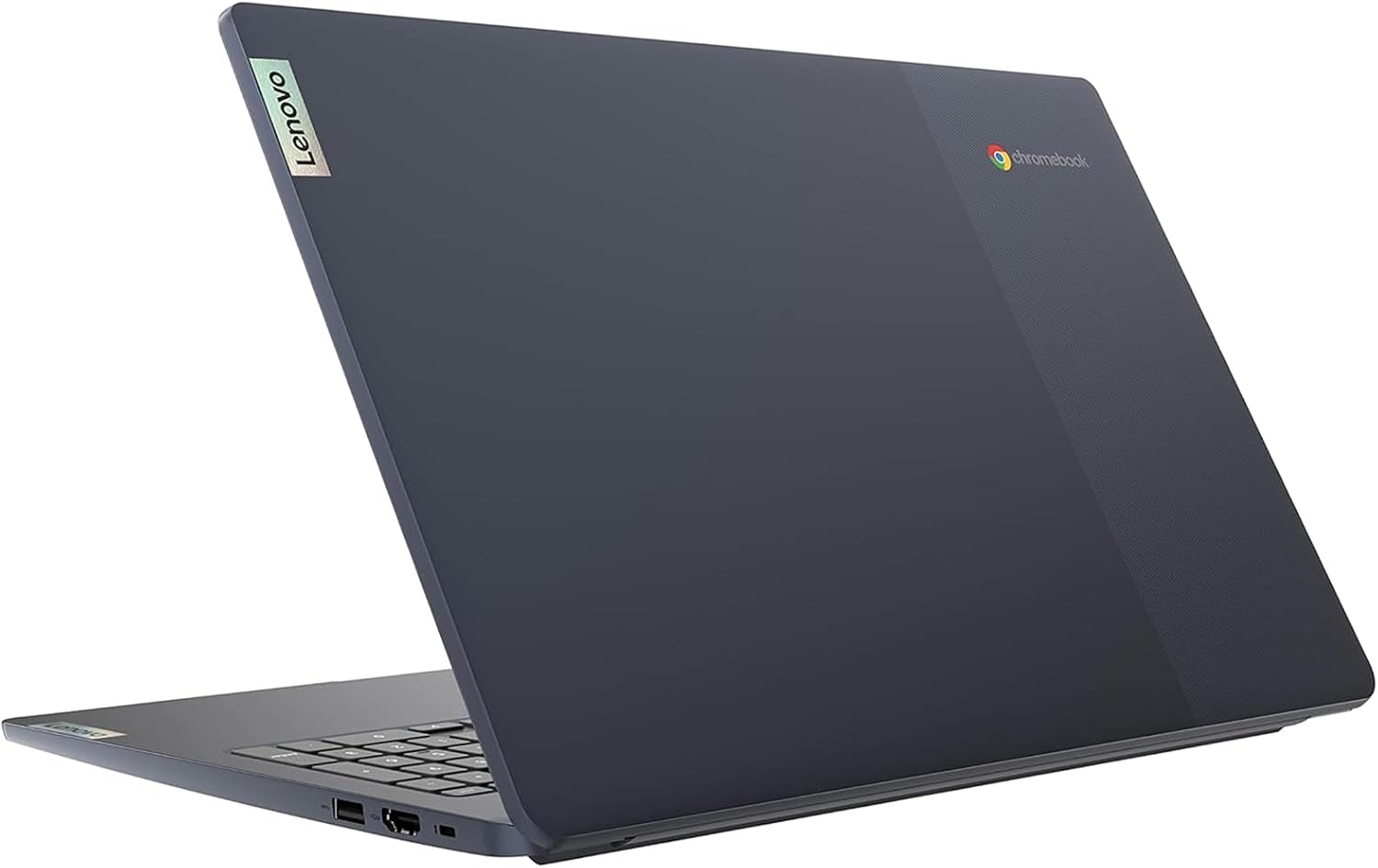 Lenovo Chromebook 15.6'FHD Laptop, Intel Dual Core N4500, 8GB RAM, 128GB Storage (64GB eMMC+64GB SD Card), Business & Students Laptop, Anti-Glare, HDMI, USB, Webcam, WiFi 6, Bluetooth, Chrome OS, Blue