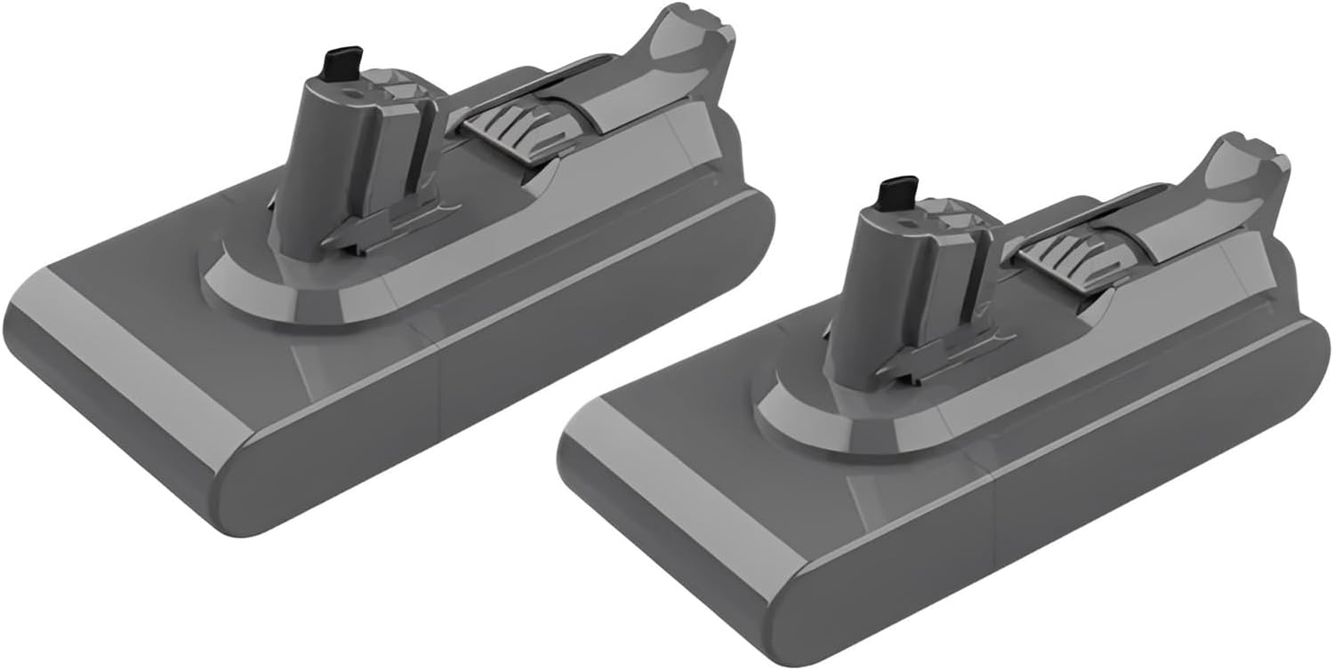 4800-12800mAh 21.6V/22.2V Rechargeable Lithium Battery Compatible for Dyson V10, V8, V11, V15, V7 Series, SV07, SV09, SV10, DC62 Vacuum Cleaners(V11(V15) 12800mAh x2)