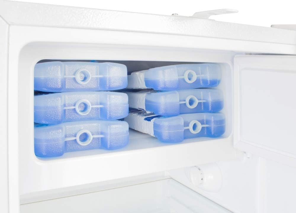 Accucold 20' Refrigerator - Freezer, Built-in, Undercounter, Breakroom, General Purpose, 2.68 cu.ft. Capacity, ADA Compliant, White - ADA302RFZ