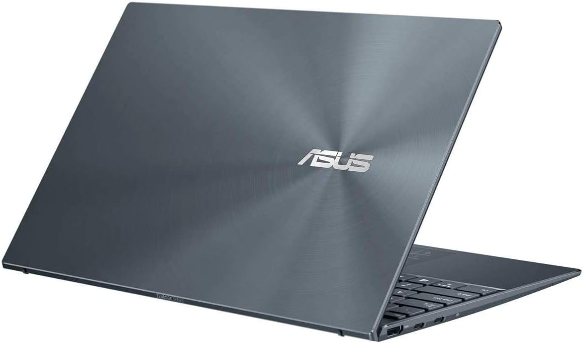 ASUS ZenBook 13 Ultra-Slim Laptop, OLED FHD Display, Intel Core i7-1165G7, 8GB LPDDR4X RAM, 512GB SSD, Thunderbolt 4, Wi-Fi 6, Windows 11, Pine Grey (Renewed)