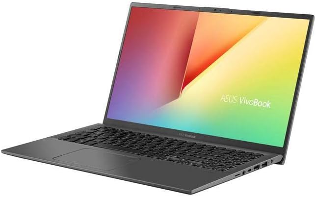 ASUS VivoBook 15 Thin & Light Laptop, 15.6' FHD Display, AMD Quad Core R7-3700U CPU, 8GB DDR4 RAM, 512GB PCIe SSD, AMD Radeon Vega 10 Graphics, Fingerprint, Windows 10 Home, Slate Gray, F512DA-NH77