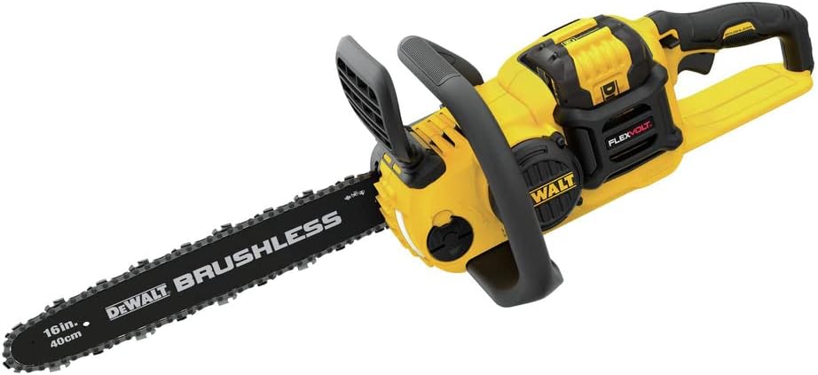 DEWALT FLEXVOLT 60V MAX* String Trimmer & Chainsaw Combo Kit, Brushless, 3-Ah Battery (DCCS670X1 & DCST970B)