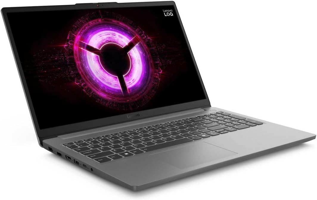 Lenovo LOQ-E 15.6' FHD 144Hz AMD Ryzen 7 7735HS NVIDIA GeForce RTX 4050 Gaming Laptop 16GB DDR5 512GB SSD Luna Gray