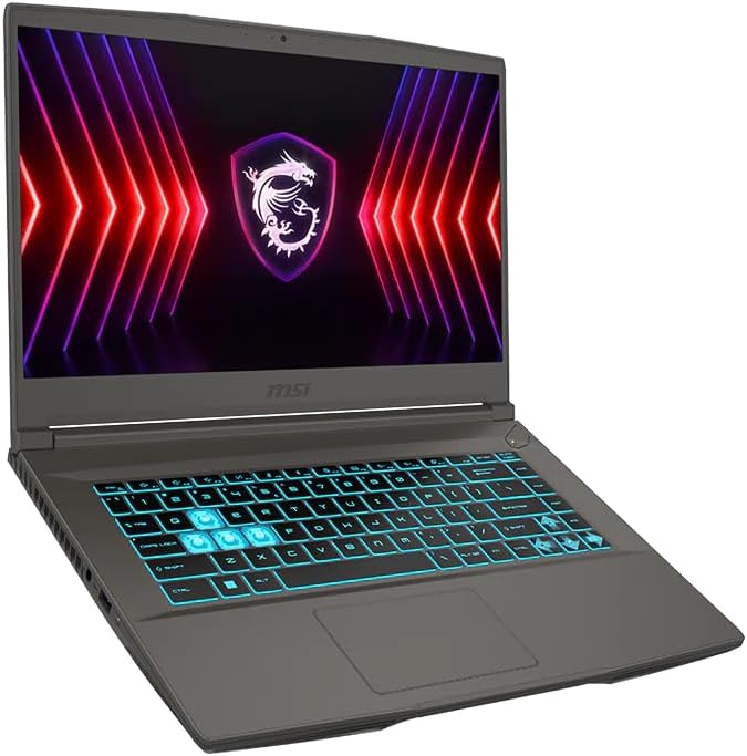 MSI 2025 Gaming Laptop | Thin 15 | Intel 8-Core i5-13420H | NVIDIA GeForce RTX 4050 6GB | 16GB DDR4 | 512GB SSD | 15.6' 1920x1080 144Hz | Win11 Pro - Wi-Fi 6E - BT 5.3 - Backlit KB - Cosmos Gray