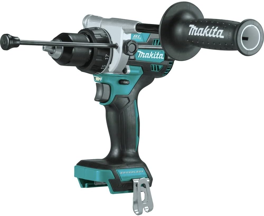 Makita XT288T-XMT03Z 18V LXT Brushed Oscillating Multi-Tool with Brushless 1/2 in. Hammer Drill Driver and 4-Speed Impact Driver Combo Kit with 2 Batteries Bundle (5 Ah)