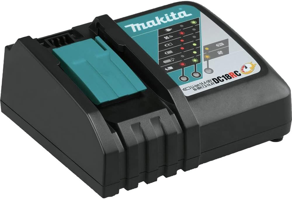 Makita XT288T-XMT03Z 18V LXT Brushed Oscillating Multi-Tool with Brushless 1/2 in. Hammer Drill Driver and 4-Speed Impact Driver Combo Kit with 2 Batteries Bundle (5 Ah)