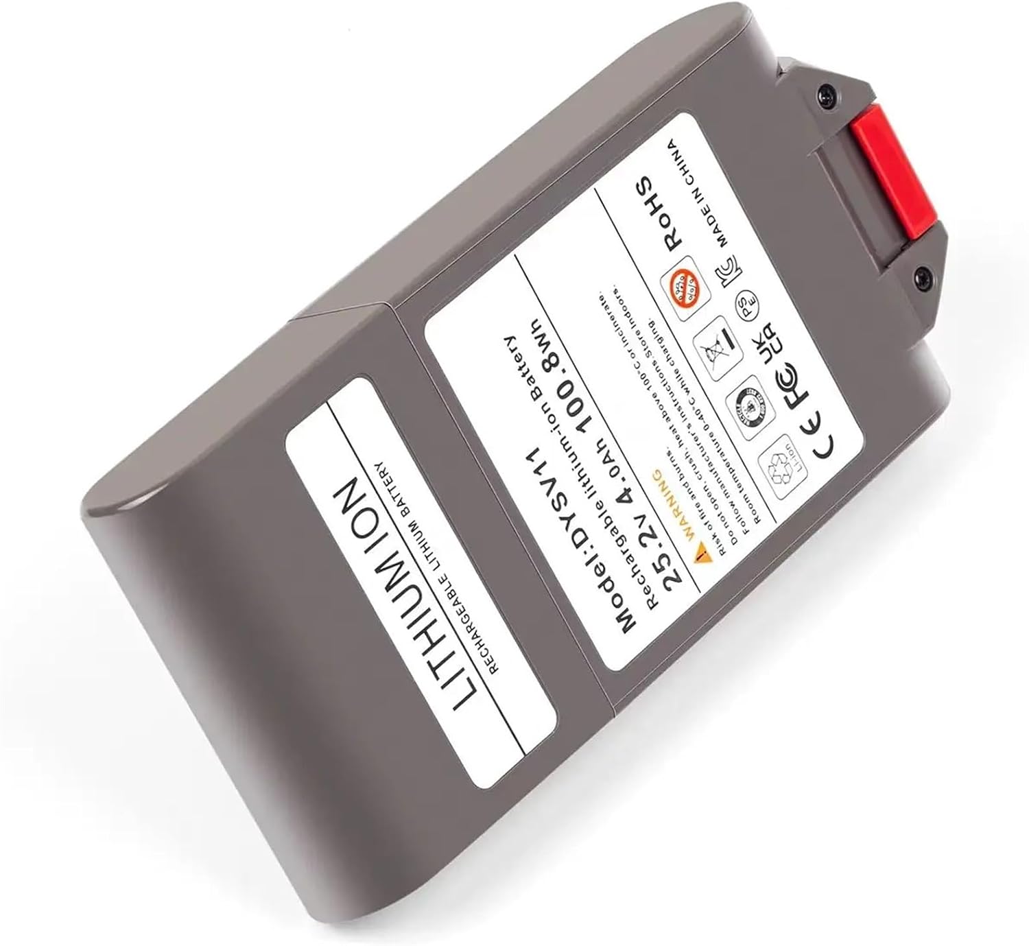 6000Ah. Compatible for Dyson. V11 Torque Drive Extra V15 SV16 SV15 SV22 SV27,SV47 V11Motorhead V11Motorhead 970938-01 970145-02 Battery(Grey Buckle Version)