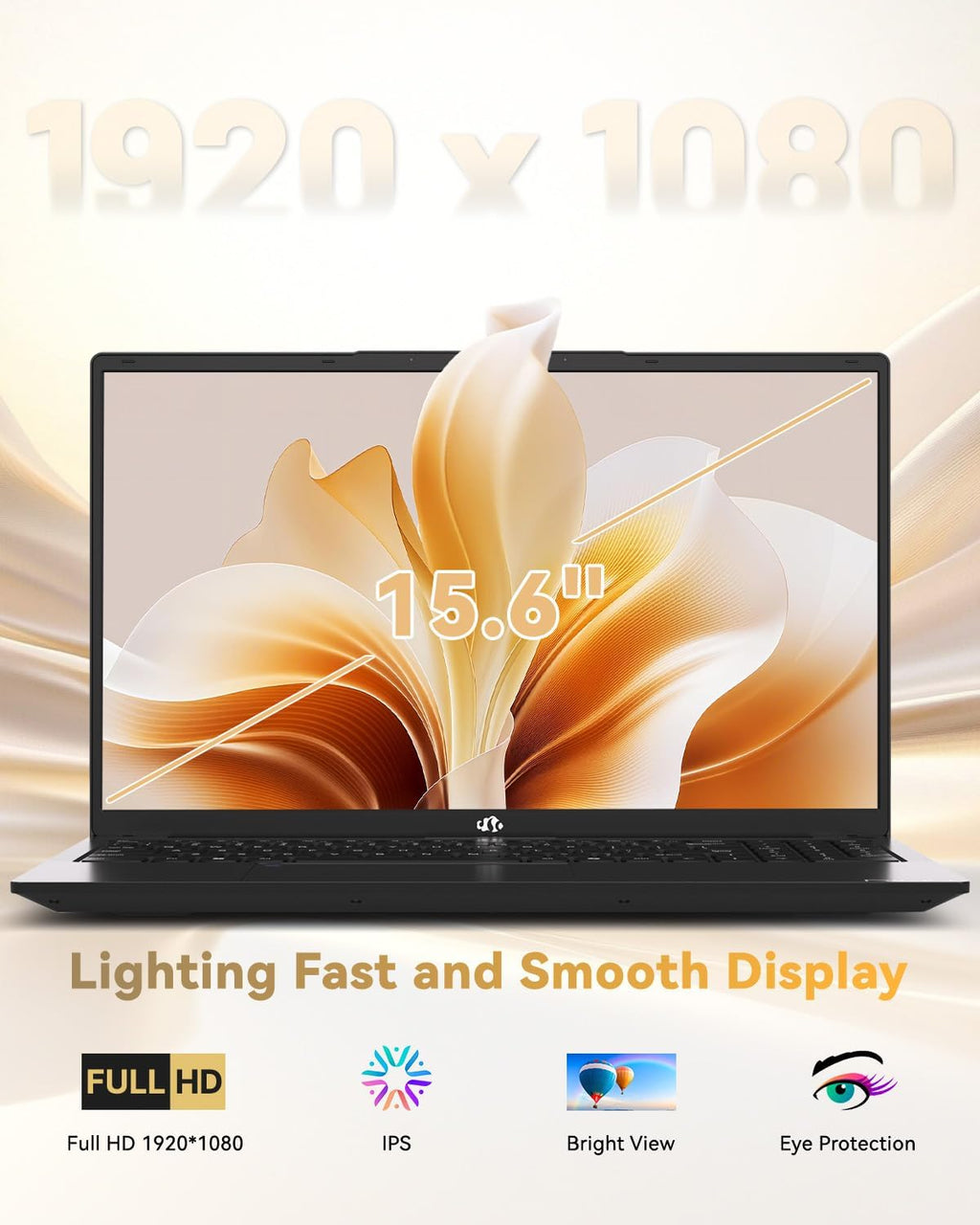 NIMO 15.6' Light-Gaming-Laptop, 8 Cores AMD Ryzen 7 Pro 6850U 32GB LPDDR5 RAM 2TB SSD (Beat i7-1360P Up to 4.7GHz) AMD Radeon 680M GPU IPS FHD Computer with 100W Type-C Backlit Keyboard Fingerprint