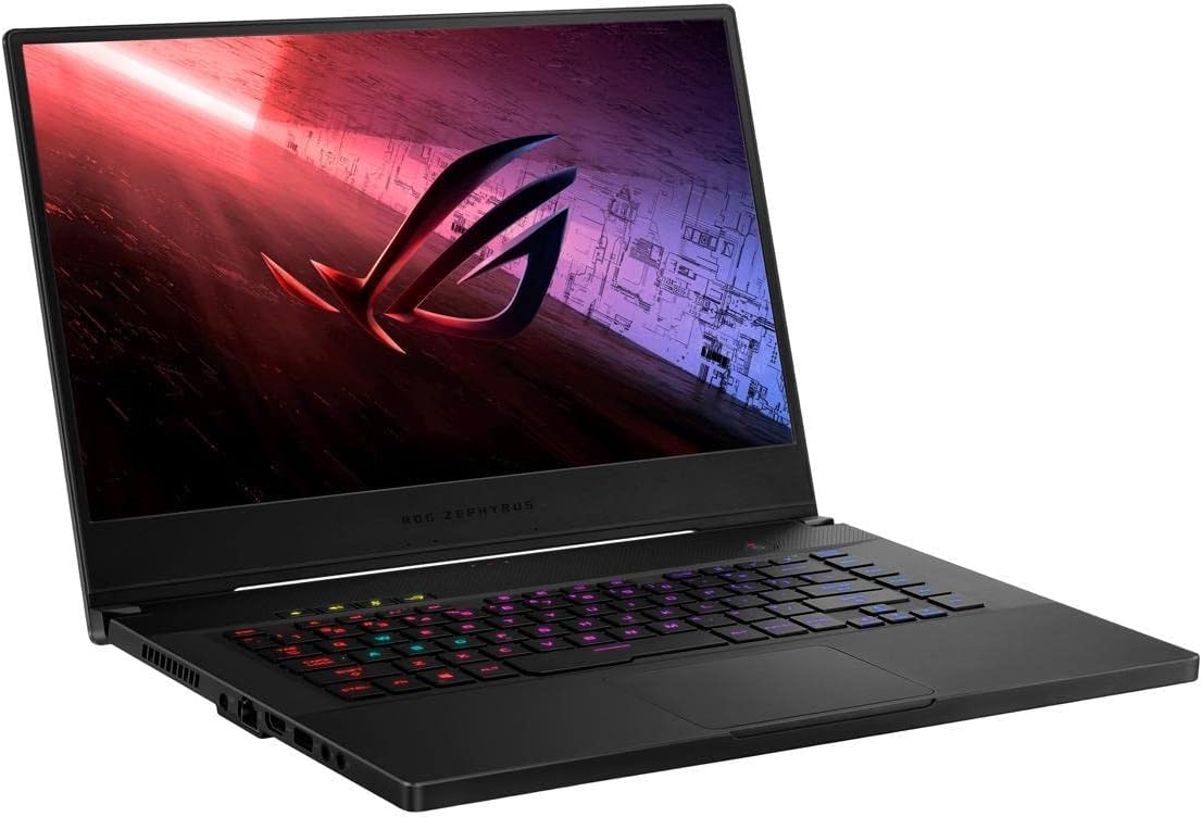 ASUS ROG Zephyrus S15 Gaming Laptop, 15.6' 300Hz FHD IPS Type, NVIDIA GeForce RTX 2070 Super, Intel Core i7-10875H, 16GB DDR4, 1TB SSD, Per-Key RGB Keyboard, Thunderbolt 3, Win10 Pro, GX502LWS-XS76