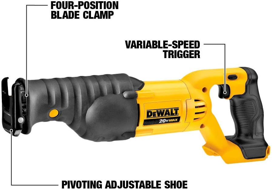 DEWALT 20V MAX Cordless Drill Combo Kit, 5-Tool (DCK592L2), Yellow