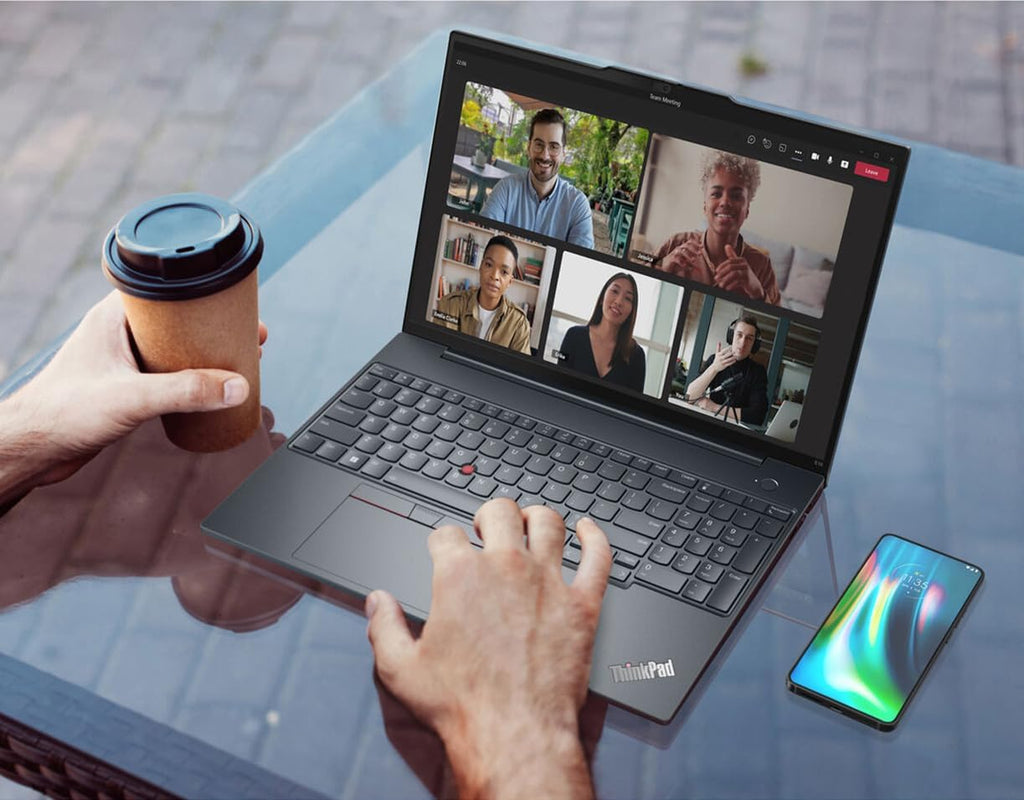 Lenovo ThinkPad E16 Gen 2 16' FHD+ Business Laptop Computer, AMD Ryzen 7 7735HS 8-Core, 32GB DDR5 RAM, 1TB PCIe SSD, WiFi 6E, Backlit KB, Fingerprint, Win 11 Pro, USB-C Hub, Office 365, Charcoal