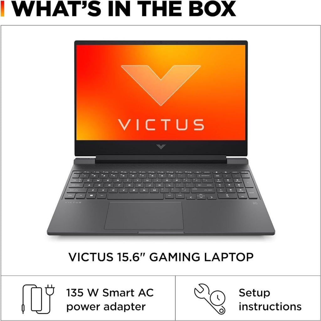 HP Victus 15.6' Full HD 144Hz Gaming Laptop, Intel Core i5-12450H, NVIDIA GeForce RTX 3050,Backlit Keyboard, Wi-Fi 6, Windows 11 Pro, Performance Blue (32GB | 1TB PCIe SSD)