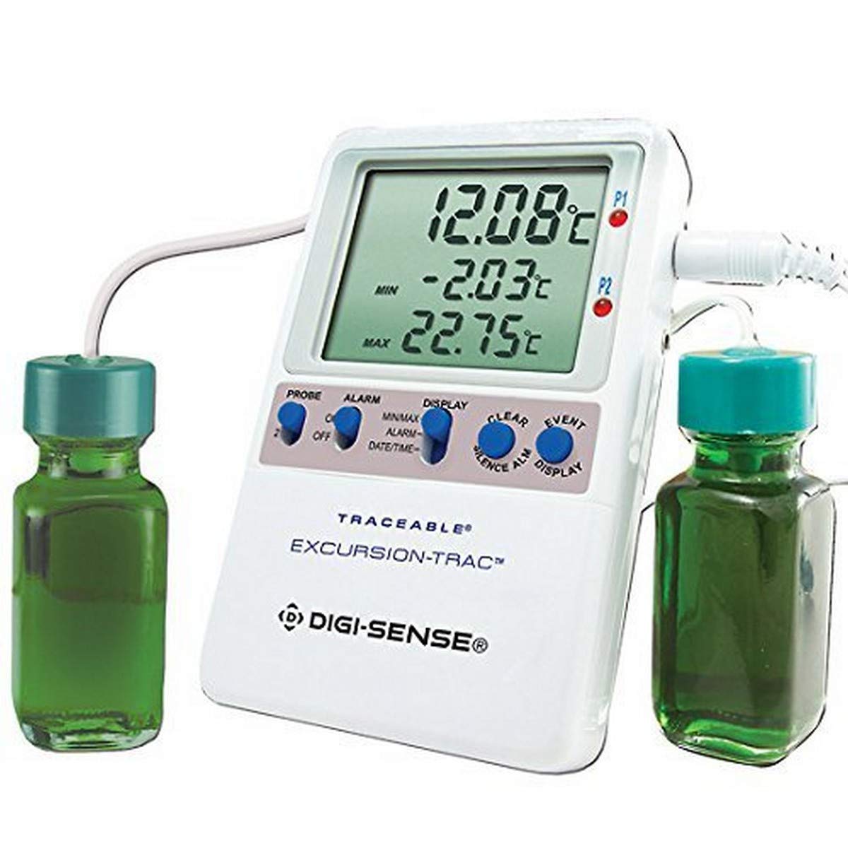 Traceable® Excursion-Trac™ Data Logging (-58 Min Temp, 2 Bottle)