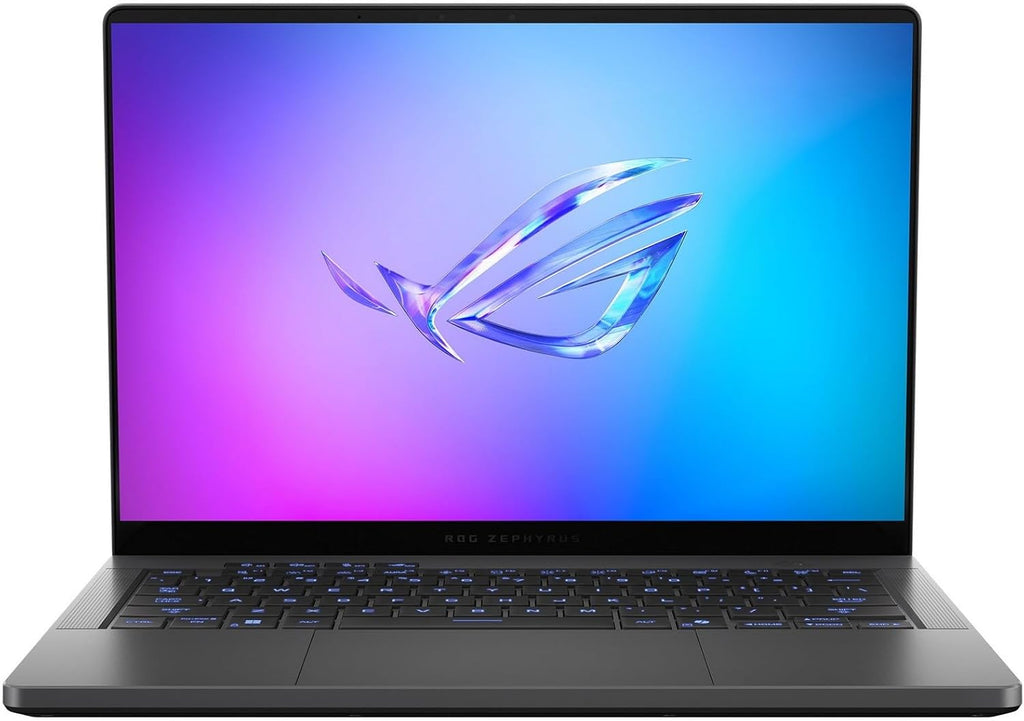 EXCaliberPC [2025] ASUS ROG Zephyrus G14 GA403WR-XS97 (AMD Ryzen AI 9 HX 370, 32GB LPDDR5X, 2TB NVMe SSD, NVIDIA GeForce RTX 5070Ti, 14' 3K OLED 120Hz, Windows 11 Pro) Gaming Laptop