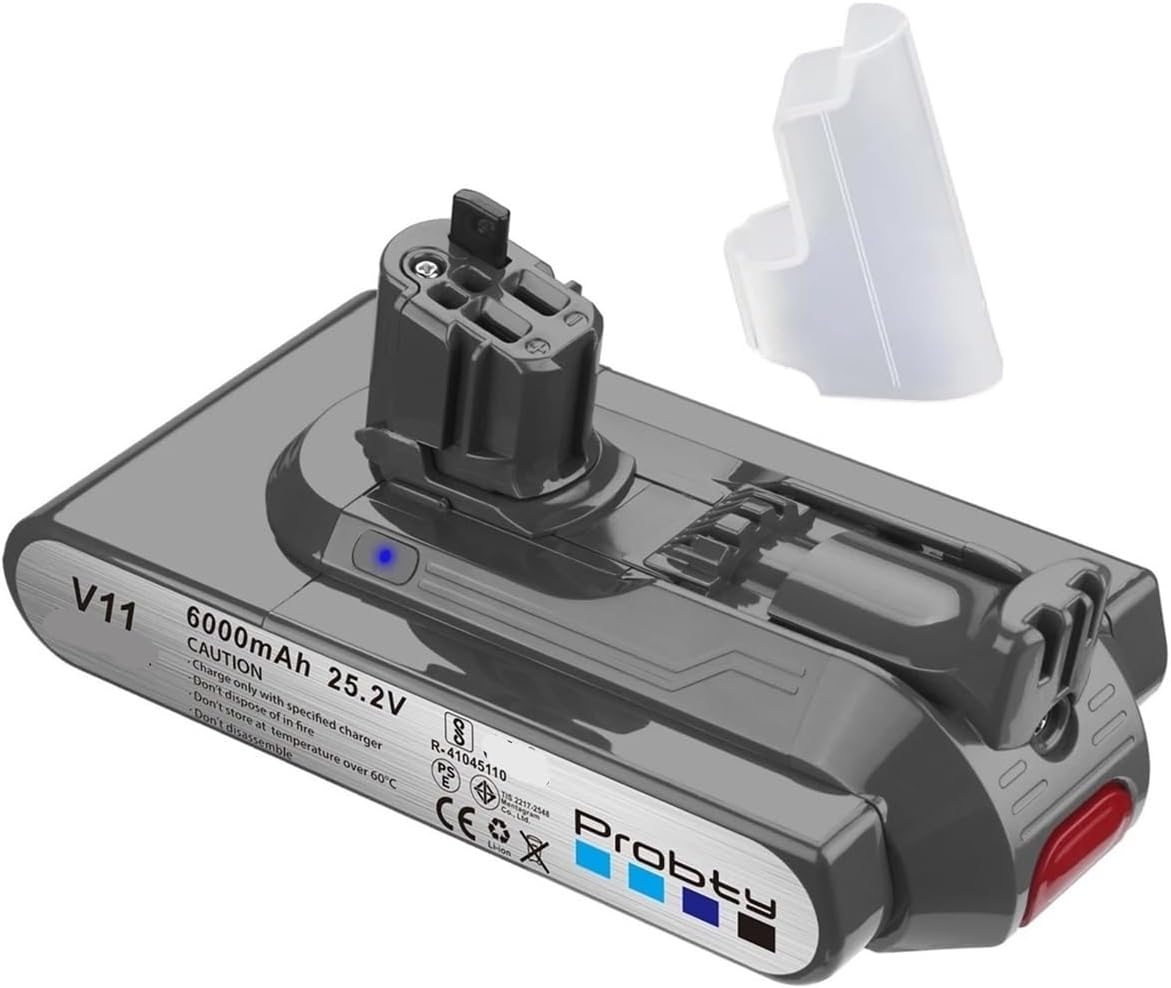 25.2V 6.0Ah Replacement Compatible for Dyson V11 V15 Click in Battery Part No. 970938-01 SV15 SV16 SV17 SV22 SV28 SV29 SV47(1 Pc)