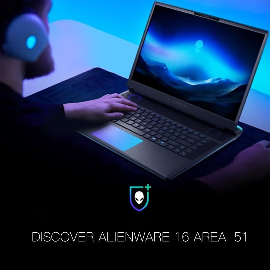 Alienware 16 Area-51 Gaming Laptop, NVIDIA RTX 5080 16GB GDDR7, Intel Ultra 9 275HX(24-Core, Up to 5.4GHz), 16' 2.5K QHD+ 300Hz, 64 GB DDR5, 2 TB SSD, Backlit Keyboard, Windows 11 Pro, w/Accessories