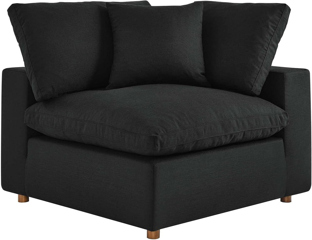 Modway Commix Down-Filled Overstuffed Upholstered 4-Piece Sectional Sofa