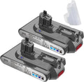 25.2V 6.0Ah Replacement Compatible for Dyson V11 V15 Click in Battery Part No. 970938-01 SV15 SV16 SV17 SV22 SV28 SV29 SV47(2 Pcs)