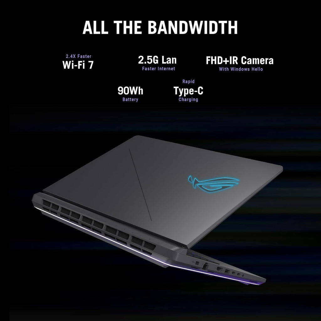ASUS ROG Strix G16 2025 Gaming Laptop, 16' FHD+ 165Hz 3ms Nebula Display, Intel i7-14650HX, NVIDIA RTX 5060 (Beats 4070), 32 GB DDR5, 1 TB Gen 4 SSD, Wi-Fi 7, RGB Backlit KB, ROG Cooling, Win 11 Pro