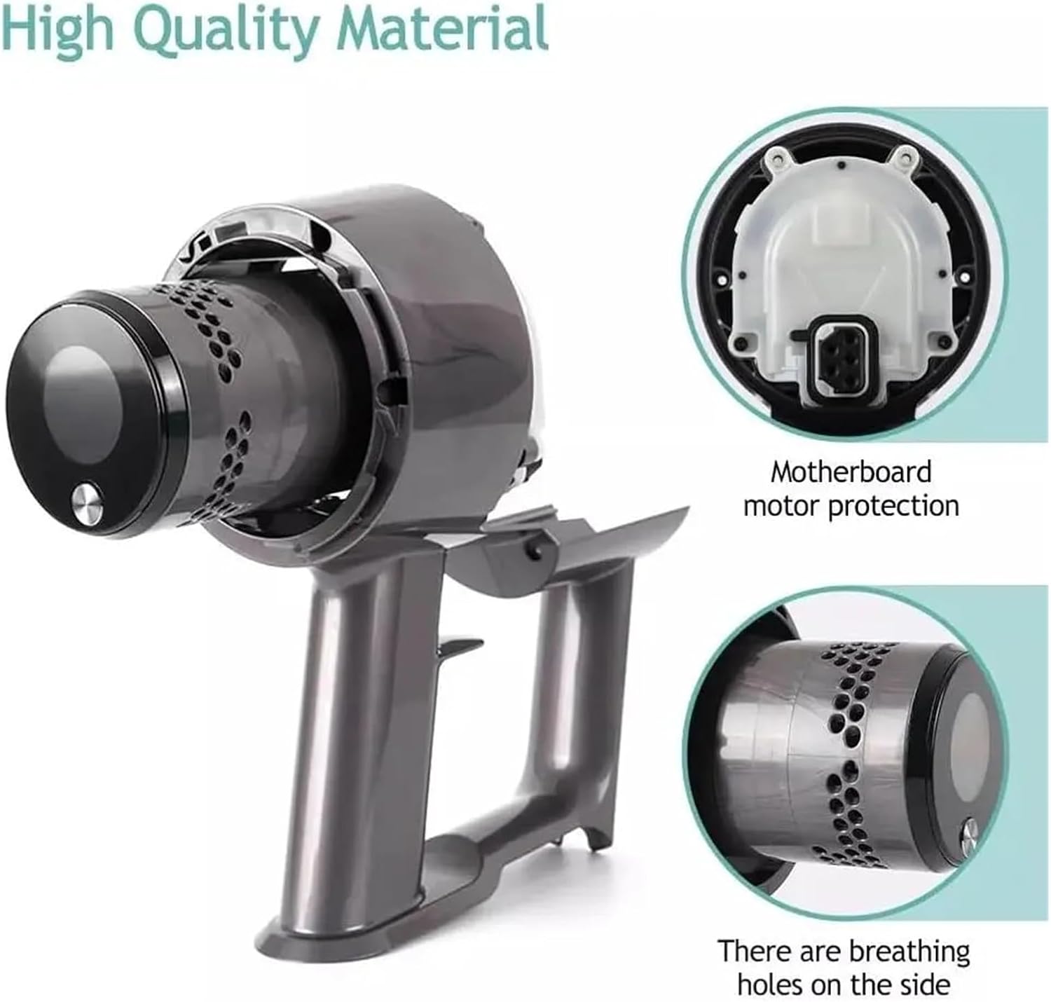 Motor Replacement Vacuum Cleaner Motor and Handle Assembly ，Compatible with Dyson V15 Detect SV22 ，Restores Full Function