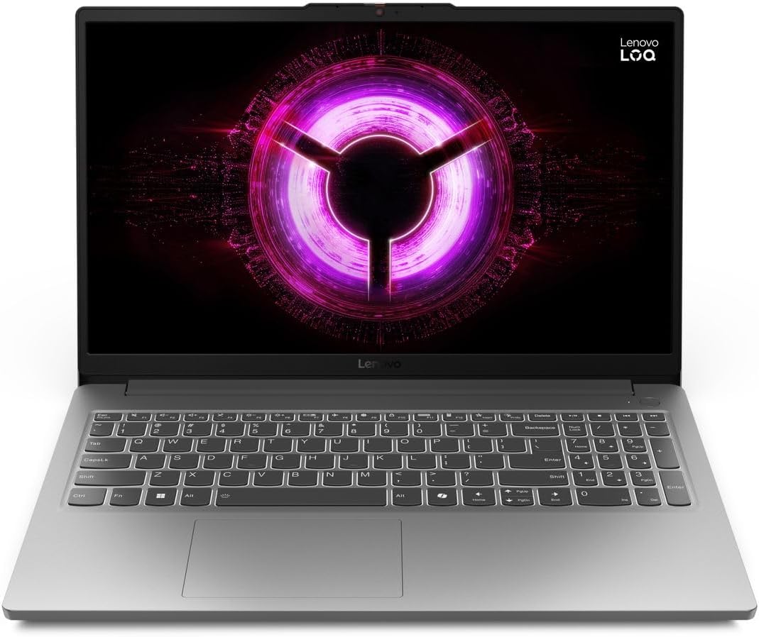 Lenovo LOQ-E 15.6' FHD 144Hz AMD Ryzen 7 7735HS NVIDIA GeForce RTX 4050 Gaming Laptop 16GB DDR5 512GB SSD Luna Gray
