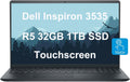 Dell Inspiron 15 15.6' Laptop (FHD Touchscreen, AMD Ryzen 5 7530U, 32GB RAM, 1TB PCIe SSD, (6-Core Beat i7-1165G7)) Numeric Keypad, Webcam, Inspiron 3000 3535, Win 11 Home, Carbon Black