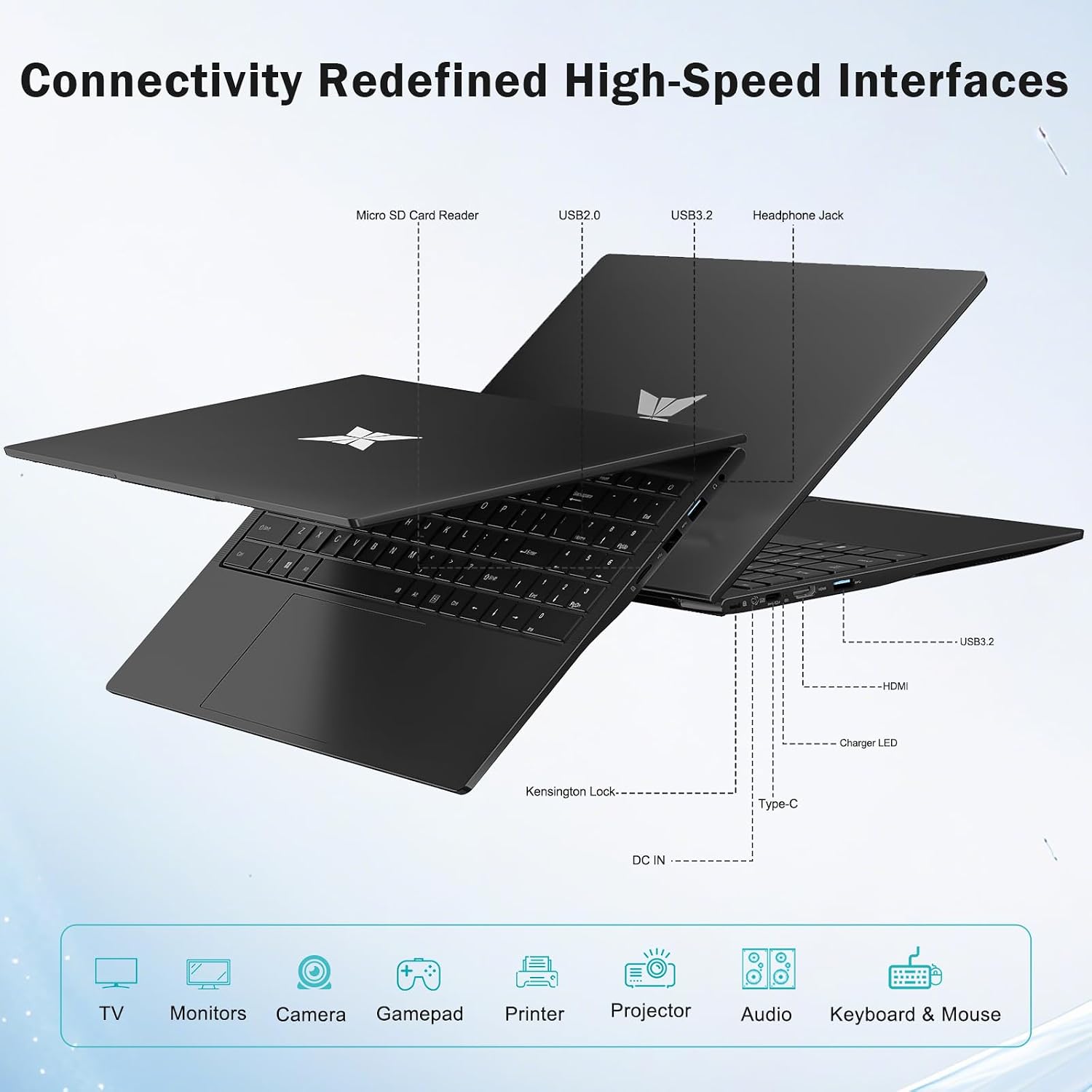 15.6' FHD Student-Laptop AMD Ryzen 5(Beat i5-1135G7, Up to 3.7GHz) 16GB RAM 512GB SSD, Radeon Vega 8 GPU Gaming-Laptop with 65W Fast Charging BT5.0 Webcam Privacy Shutter Numpad for Office Home Study
