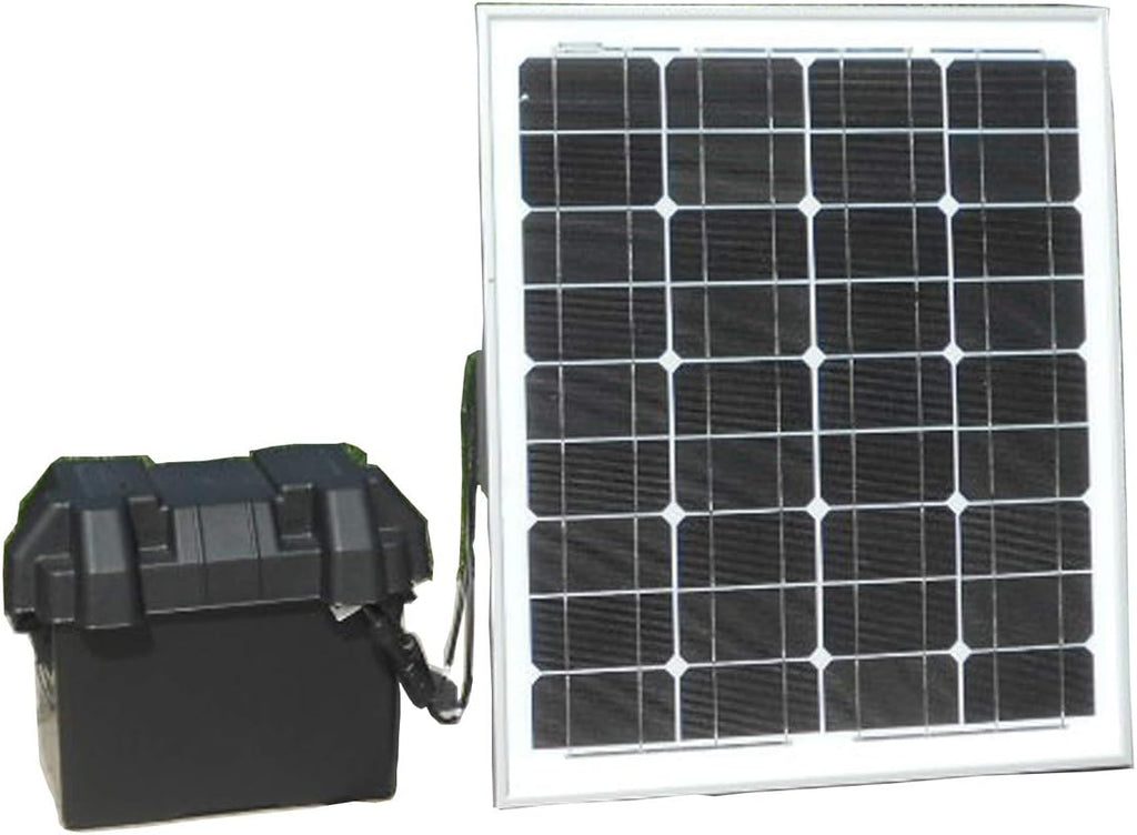 Tektrum Rugged Portable 500w/1000w Power Source Station, Silent Gas Free Generator, 312Wh/26Ah Battery, 12V/AC/USB Outputs, Charge Solar/Wall/Car -for Emergency- Plug-N-Play (50w Solar Panel)